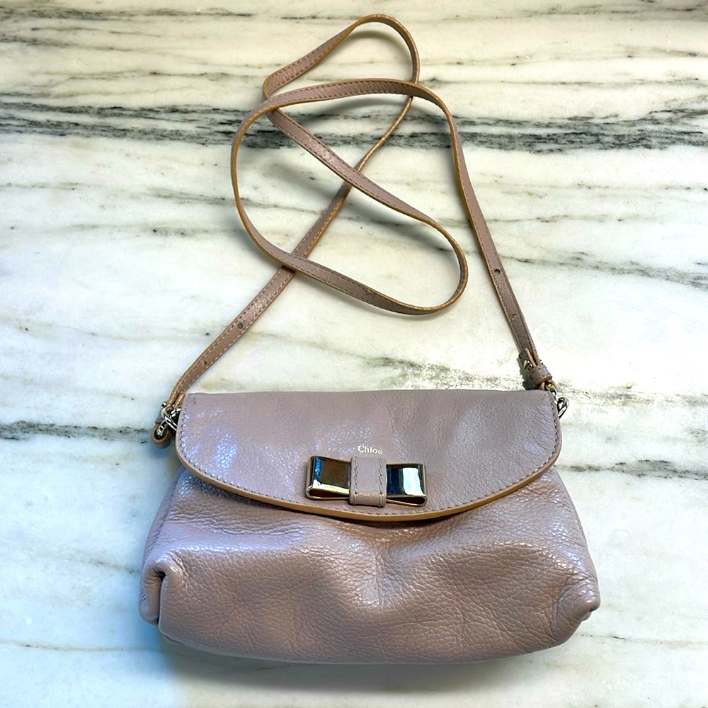 Chloe Lily Pink Small Crossbody Bag